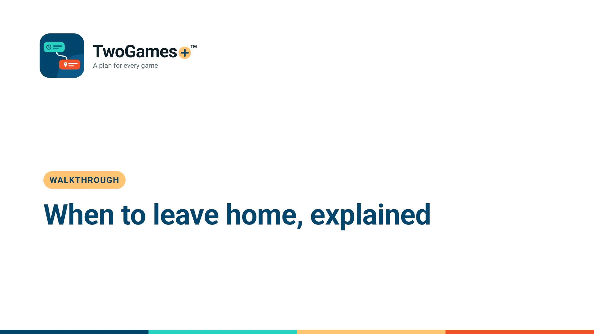 A still from the video When to leave home, explained